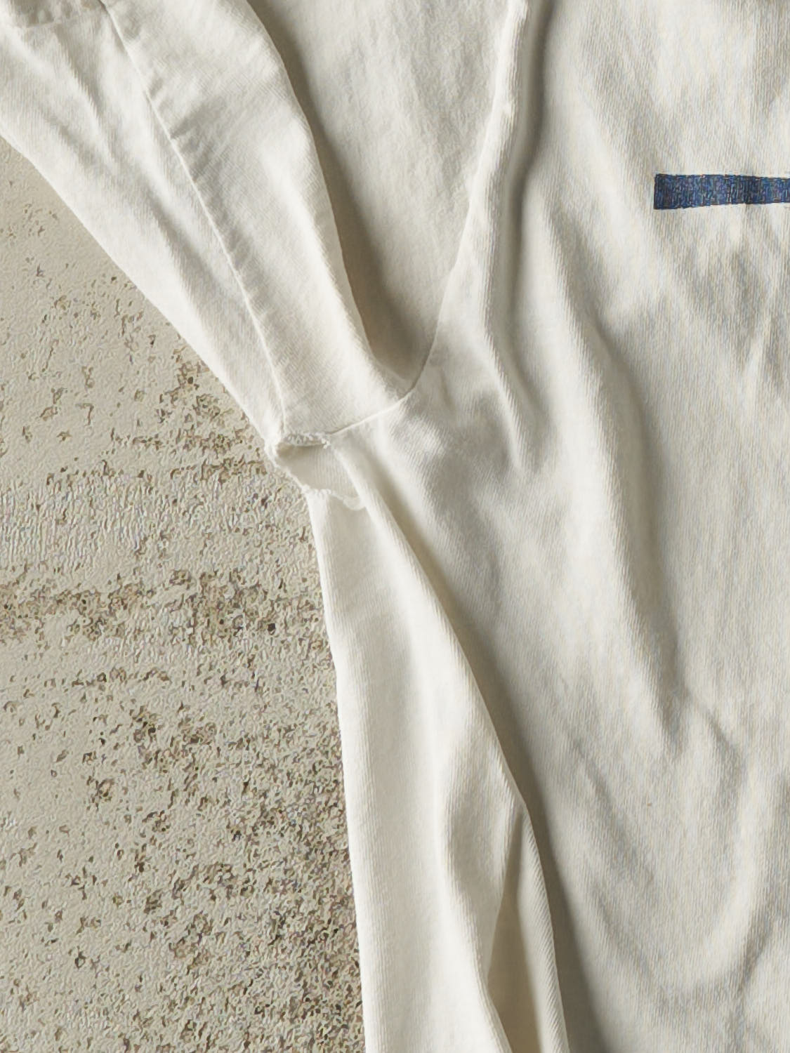 Vintage 90s White New Balance Logo Tee (L)