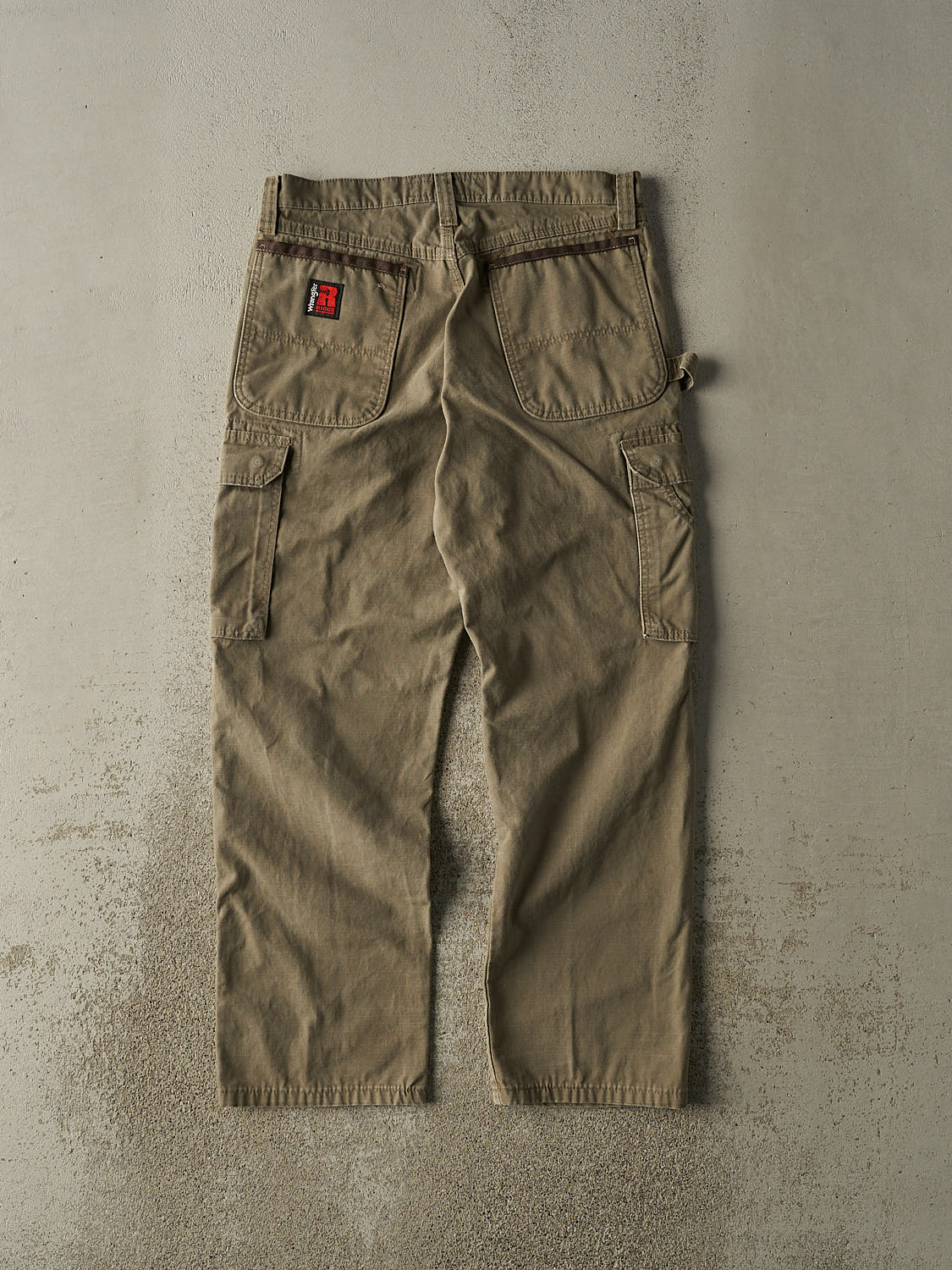Vintage 90s Beige Wrangler Utility Cargo Pants (32x29.5)