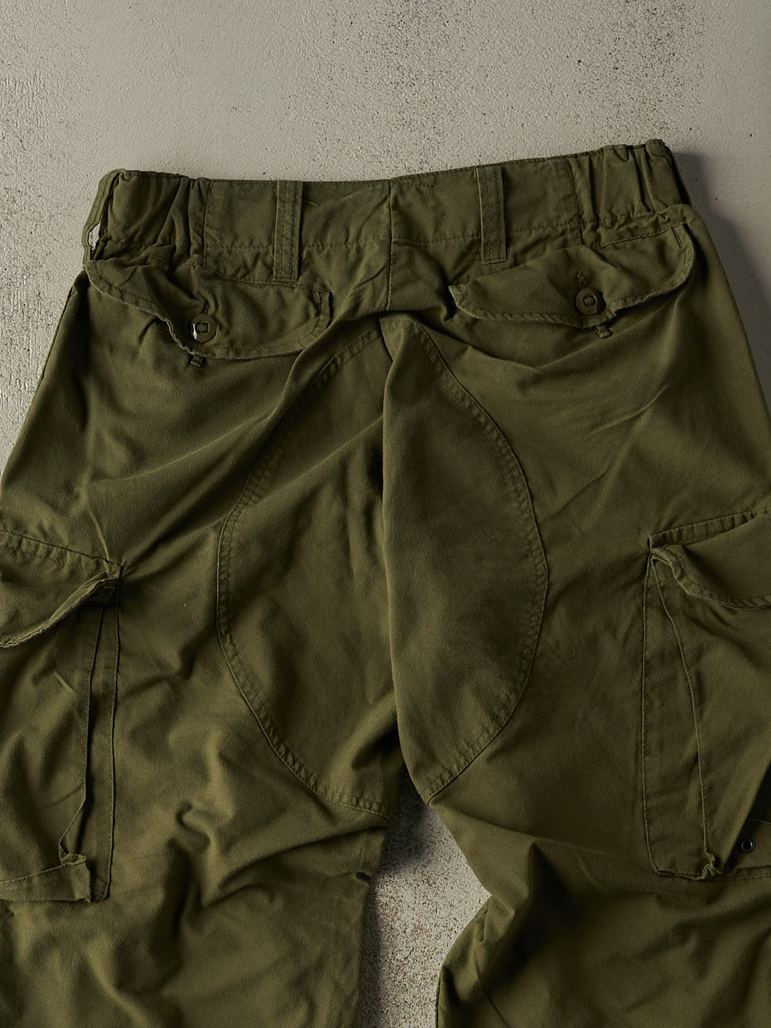 Vintage 90s Green Army Embroidered Pants (32x27.5)