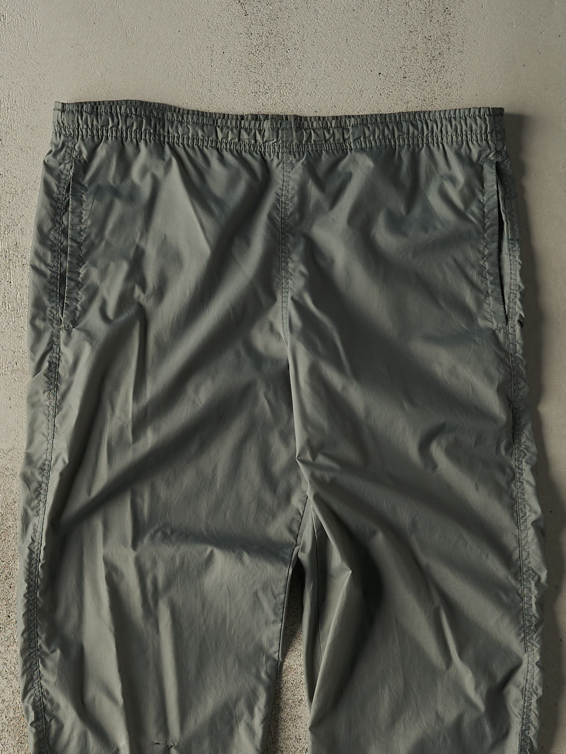 Vintage 90s Washed Green Nike Embroidered Track Pants (36x31)