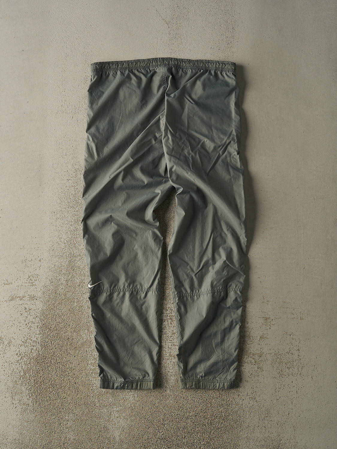 Vintage 90s Washed Green Nike Embroidered Track Pants (36x31)