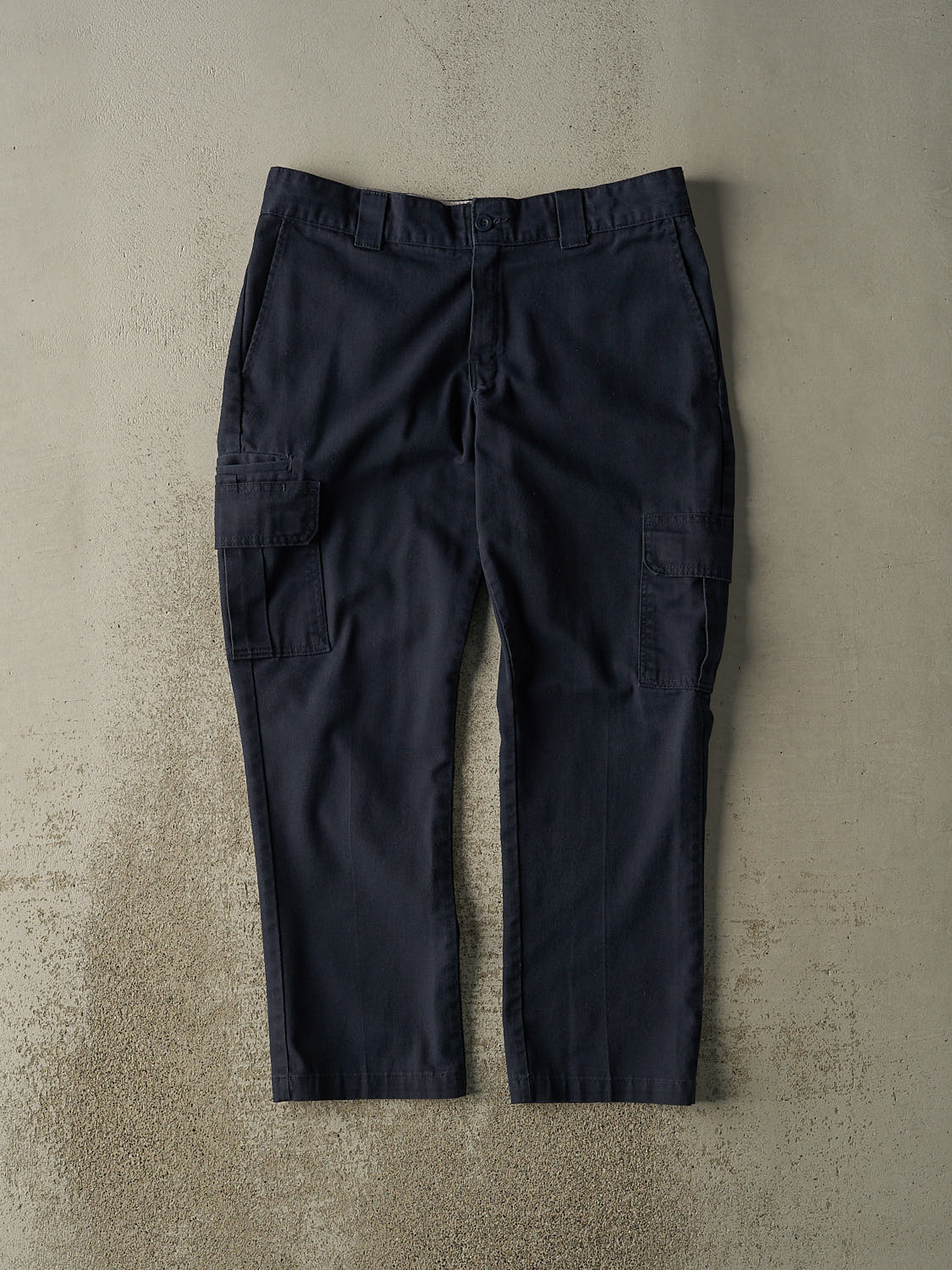 Vintage 90s Navy Blue Dickies Cargo Pants (36x29)
