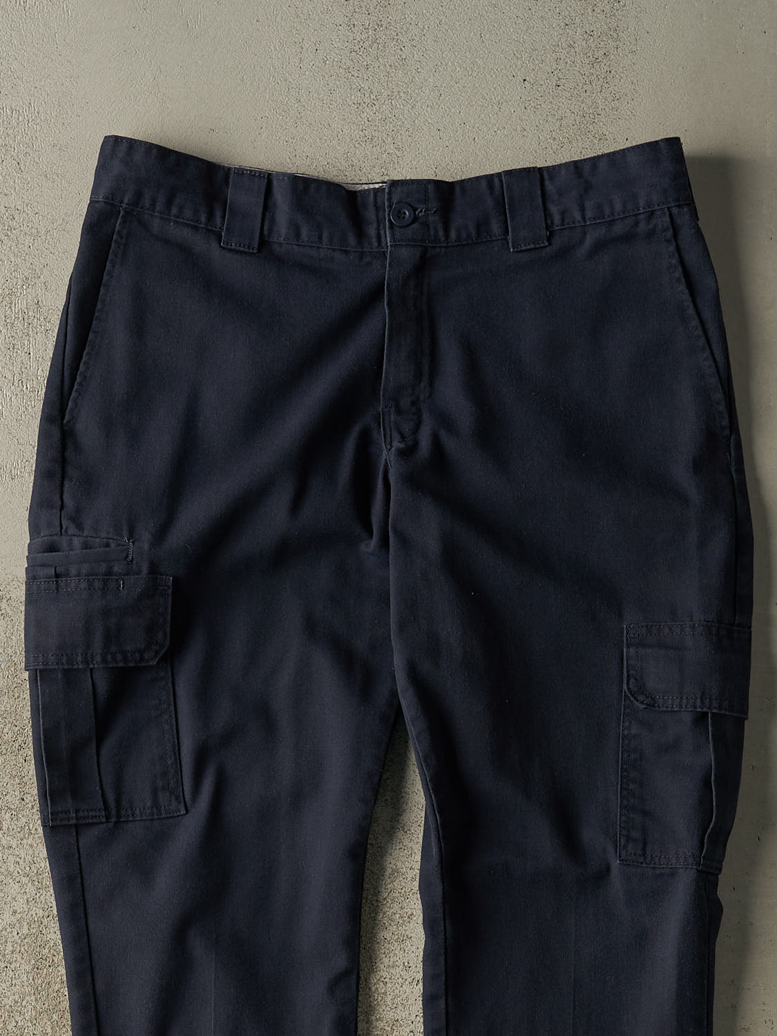 Vintage 90s Navy Blue Dickies Cargo Pants (36x29)