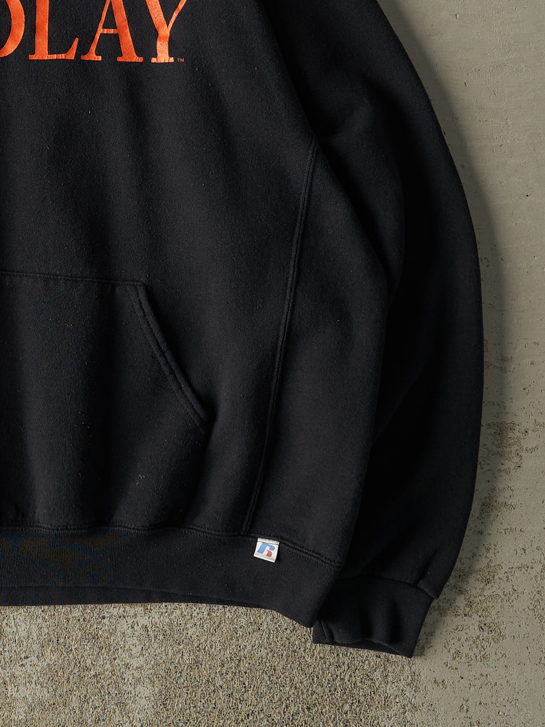 Vintage 90s Black Russell Athletic University of Findlay Hoodie (XL)