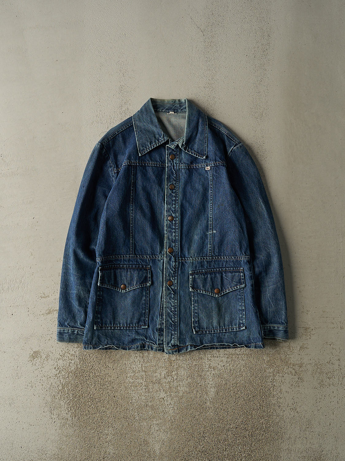 Vintage 80s Mid Wash Denim Chore Jacket (M/L)