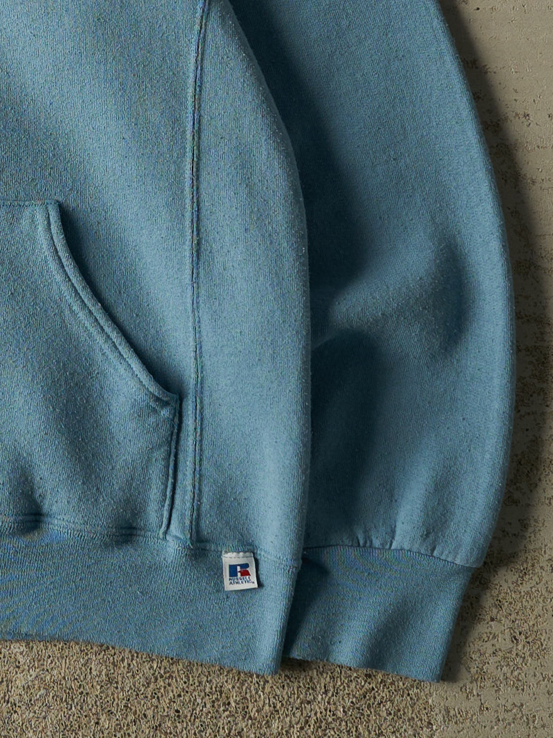 Vintage Y2K Blue Russell Athletic Auburn Embroidered Hoodie (M)