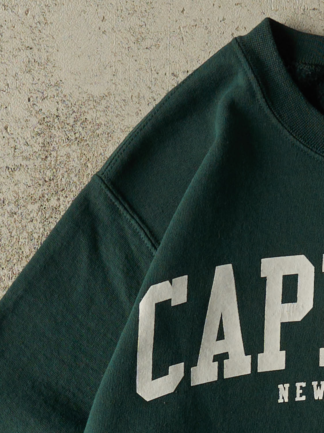 Vintage Y2K Green Cape May New Jersey Crewneck (XS/S)