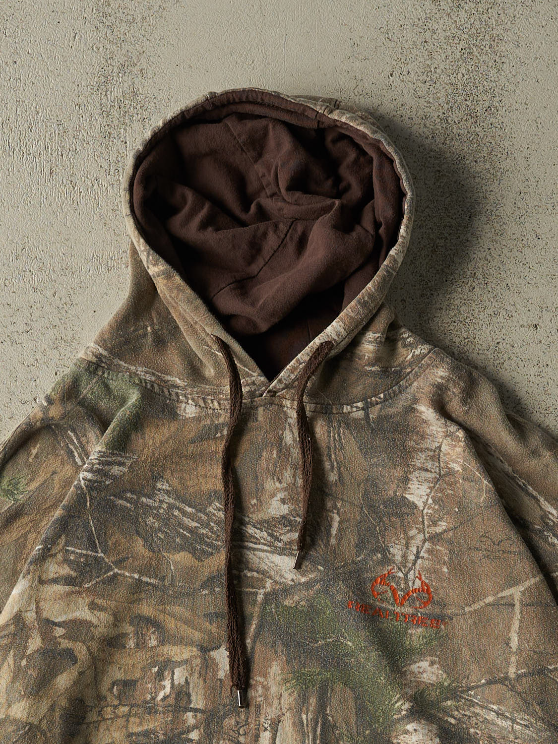 Vintage 90s Camo Realtree Logo Hoodie (L/XL)
