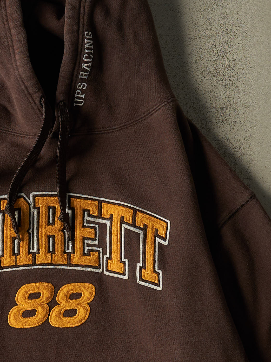 Vintage Y2K Brown Dale Jarrett Nascar Racing Hoodie (XL/XXL)