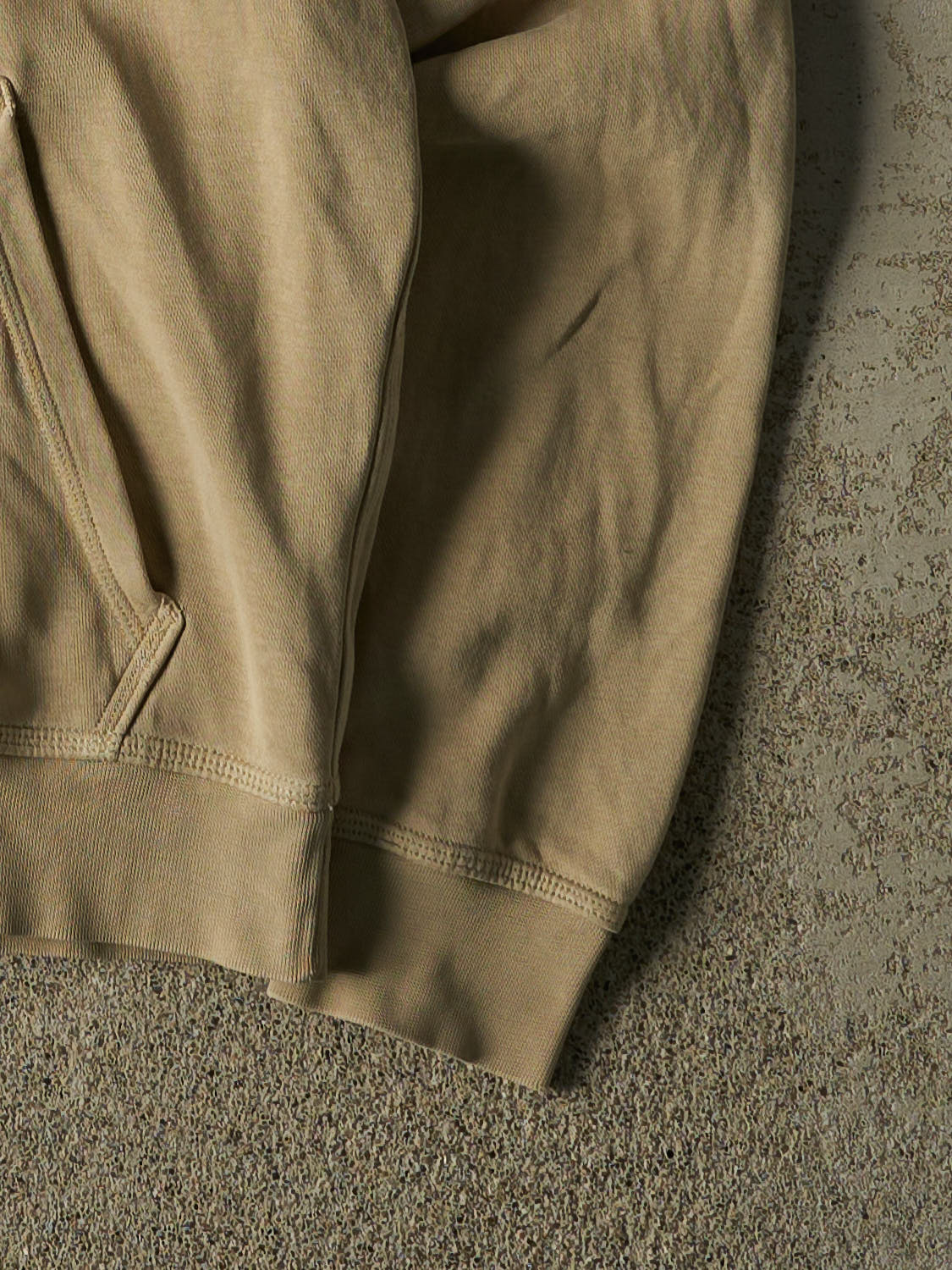 Vintage Y2K Beige Nike Embroidered Hoodie (S)