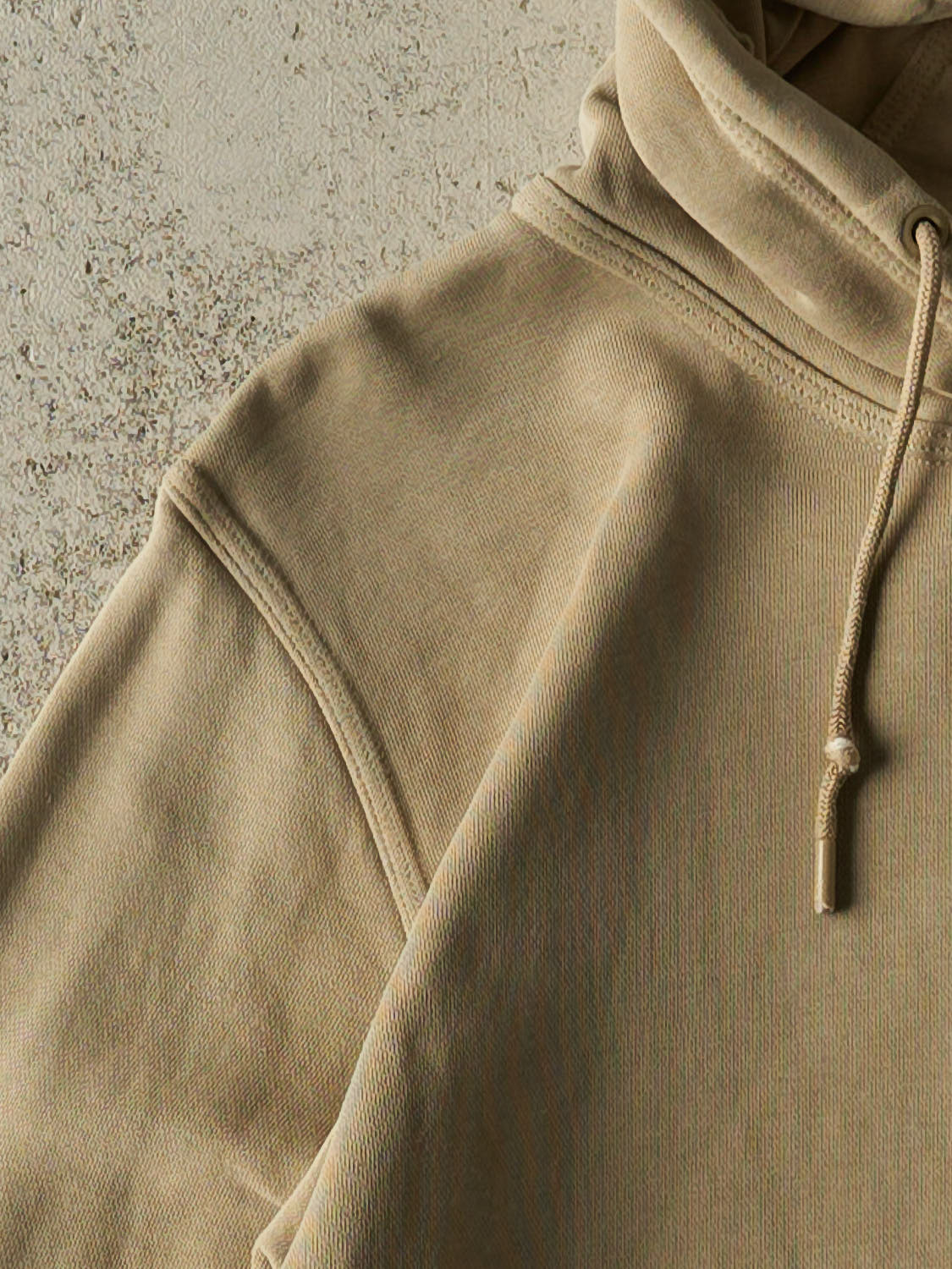 Vintage Y2K Beige Nike Embroidered Hoodie (S)