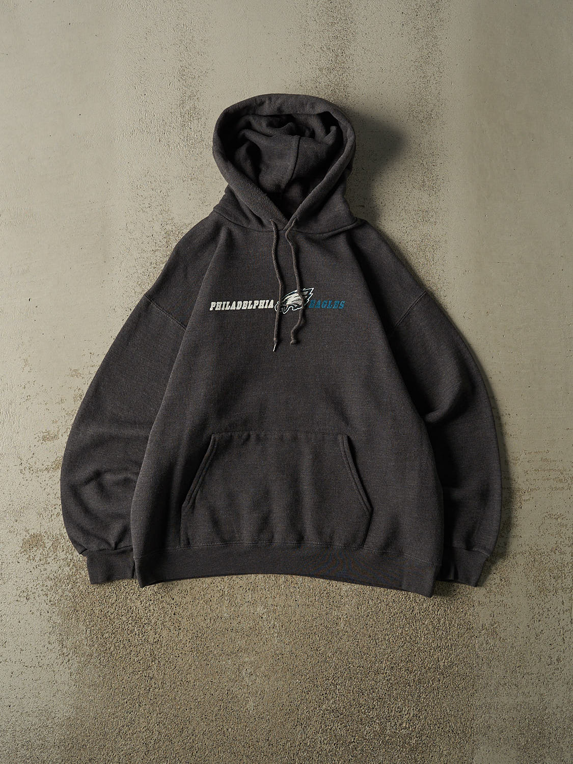 Vintage Y2K Grey Philadelphia Eagles Hoodie (M/L)