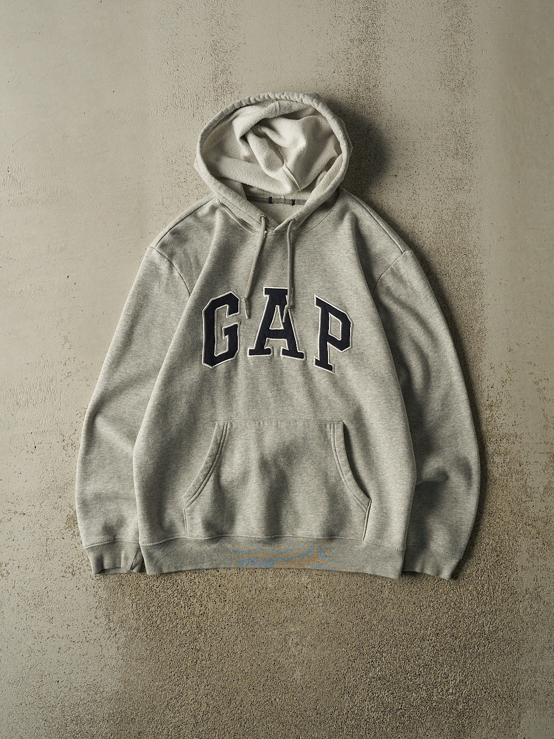 Vintage Y2K Grey Gap Embroidered Hoodie (M)