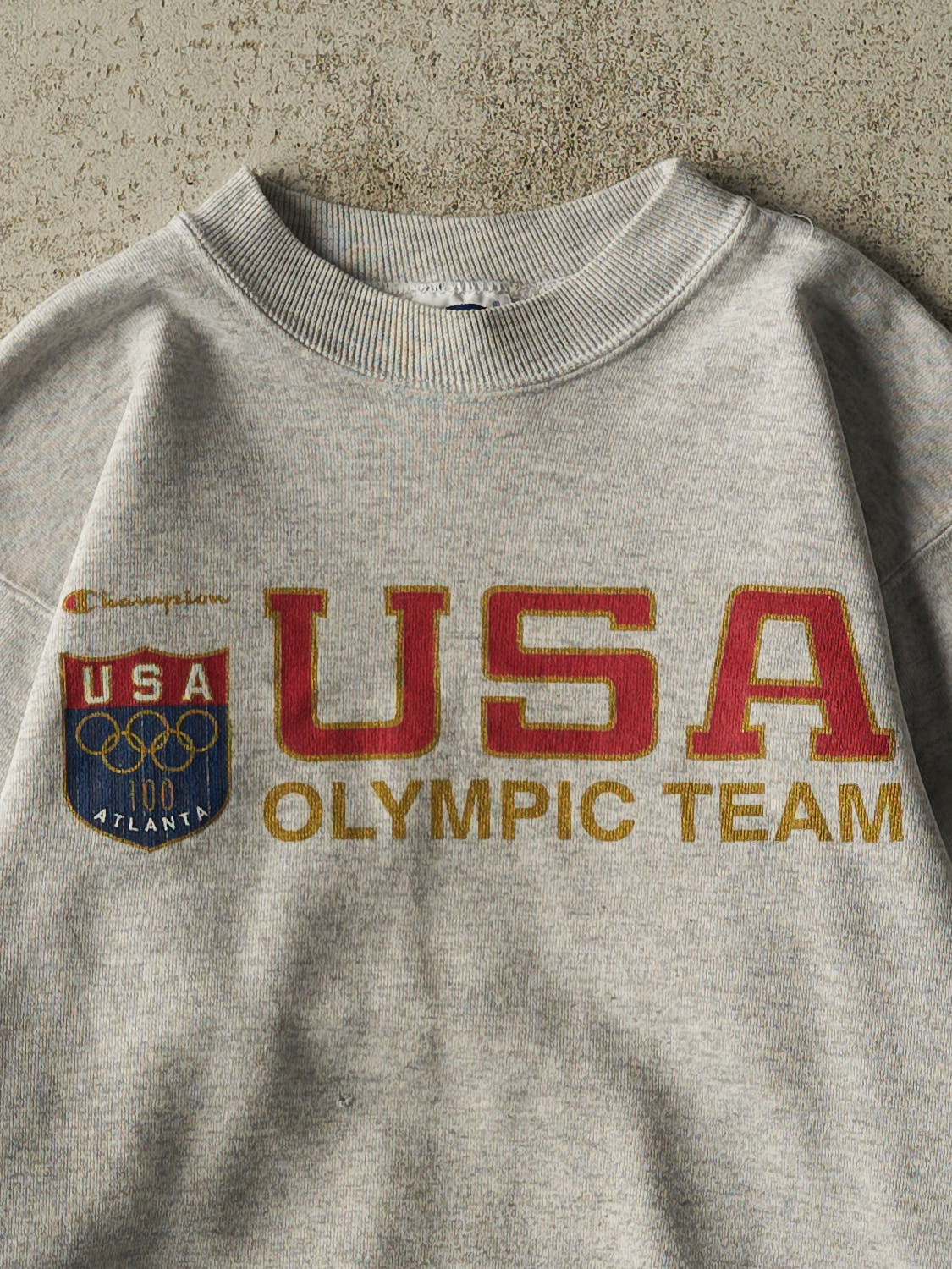 Vintage 90s Grey Champion Team USA Crewneck (XXS)