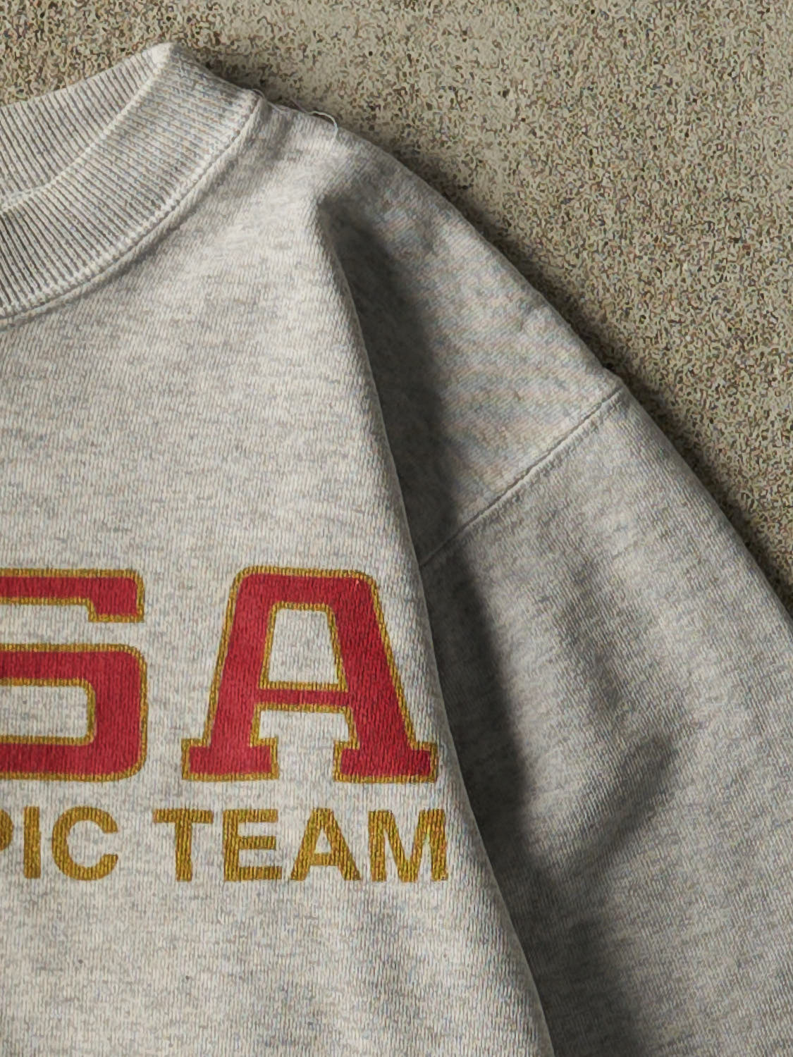 Vintage 90s Grey Champion Team USA Crewneck (XXS)