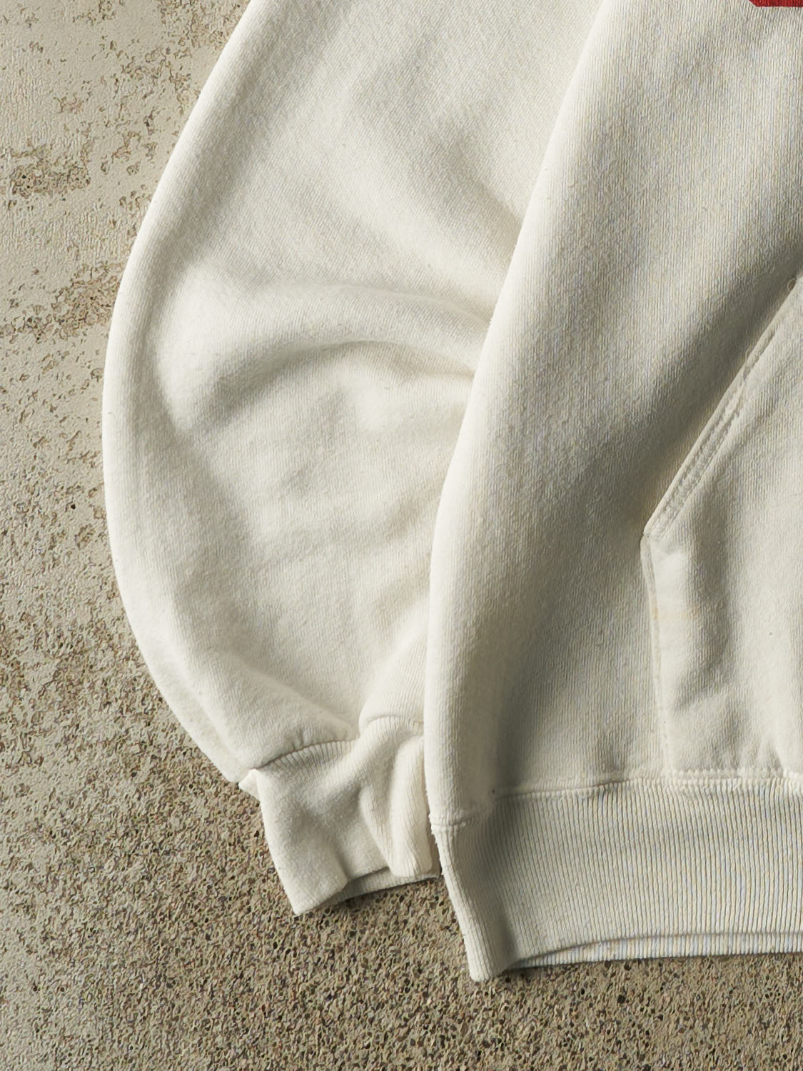 Vintage 80s White Stanford University Hoodie (L)