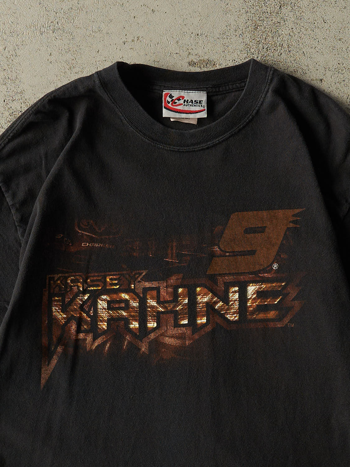 Vintage Y2K Black Kasey Kahne Nascar Tee (L)