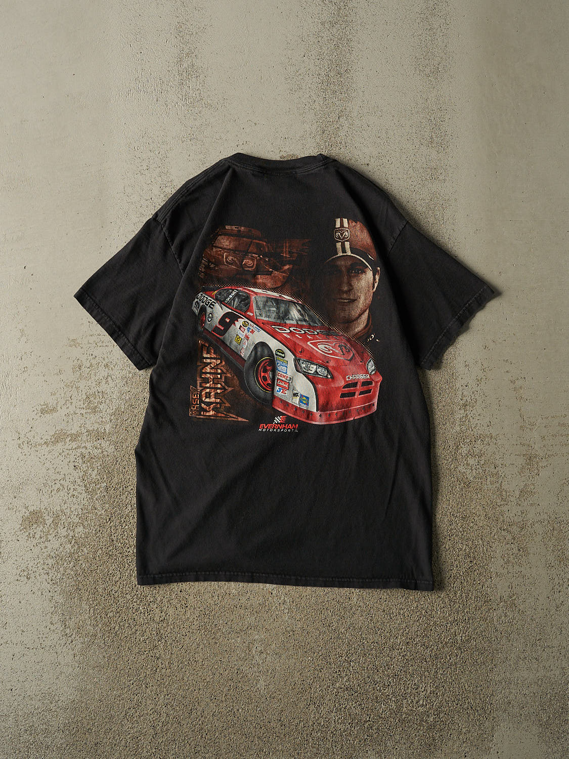 Vintage Y2K Black Kasey Kahne Nascar Tee (L)