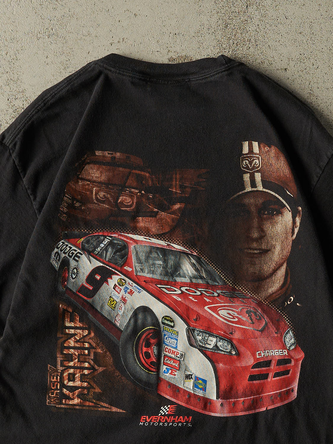 Vintage Y2K Black Kasey Kahne Nascar Tee (L)