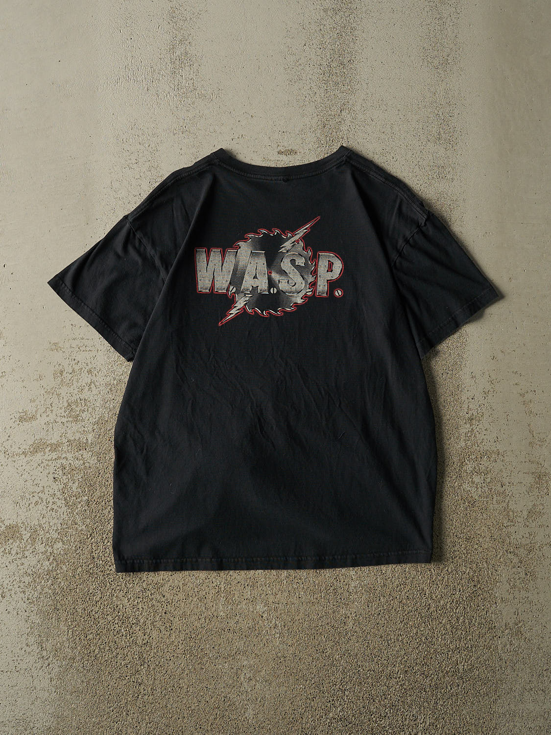 Vintage 90s Black WASP Band Tee (M/L)