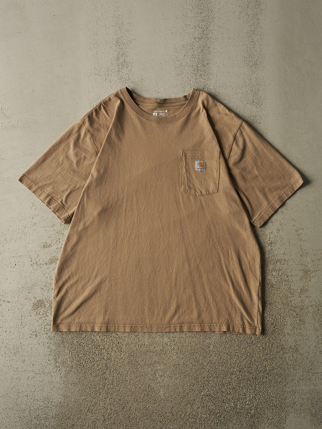 Vintage Y2K Beige Carhartt Pocket Tee (XL/XXL)