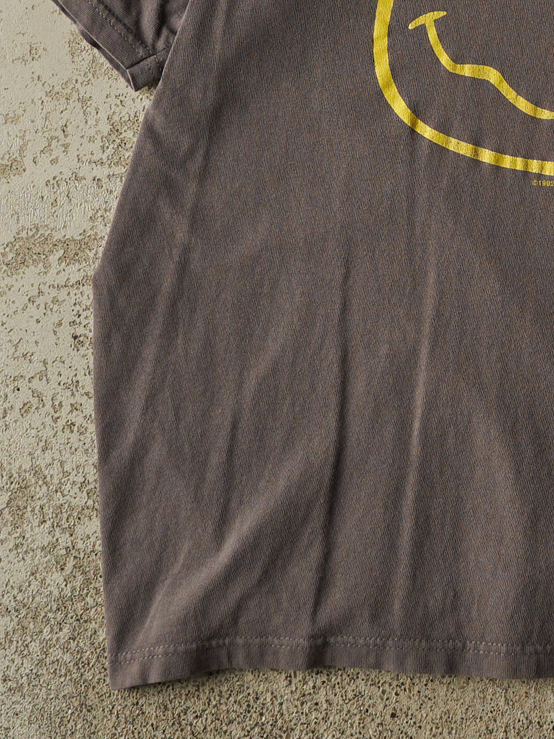 Vintage Y2K Grey Nirvana Band Tee (L)