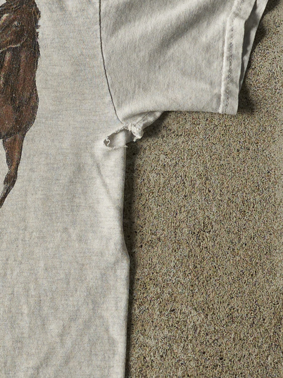 Vintage 90s Grey Kentucky Horse Tee (M/L)