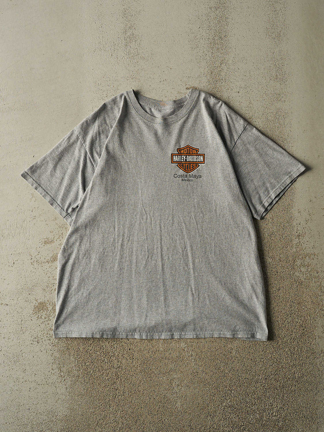 Vintage 90s Grey Harley Davidson Mexico Tee (L/XL)