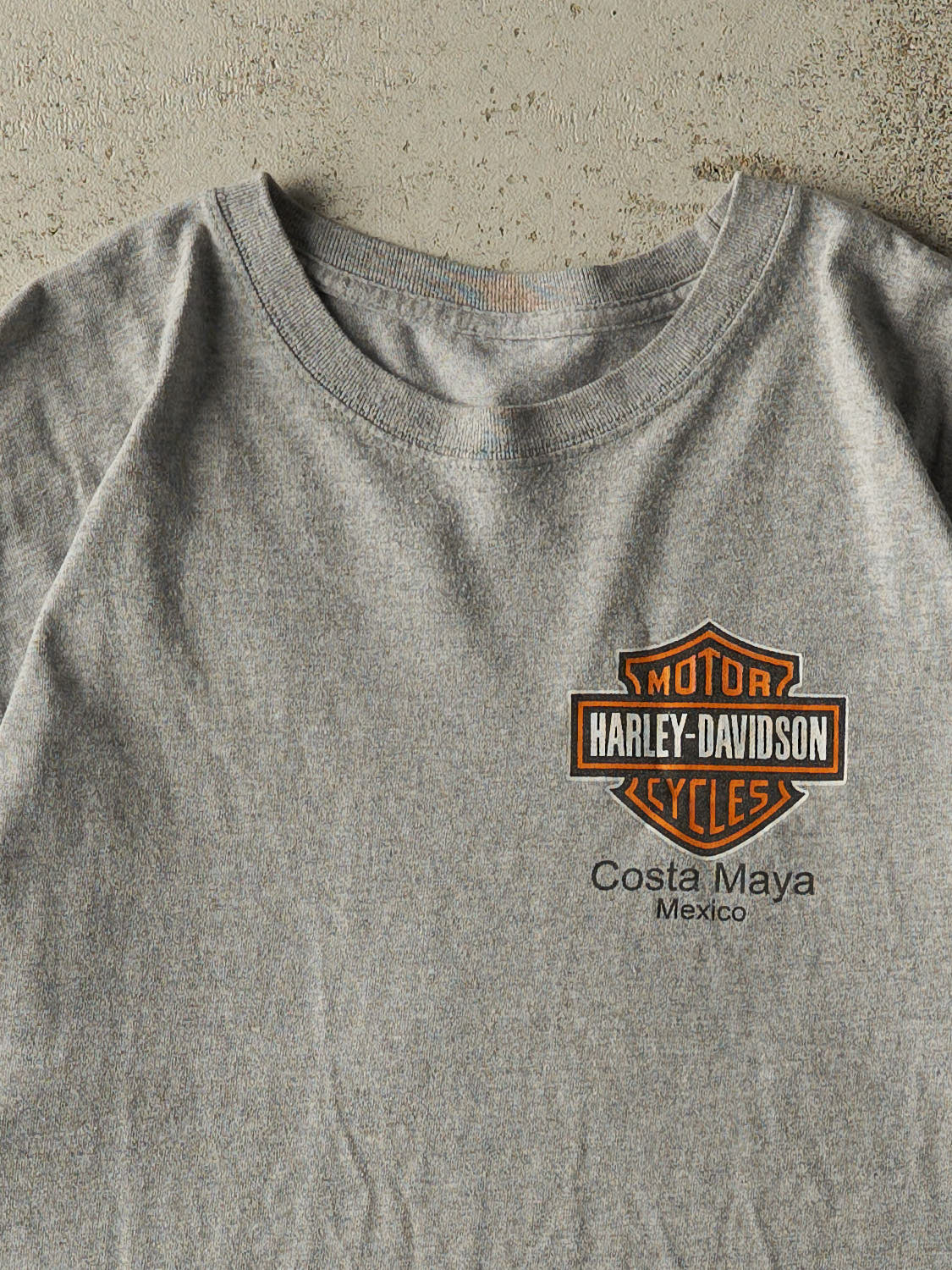 Vintage 90s Grey Harley Davidson Mexico Tee (L/XL)