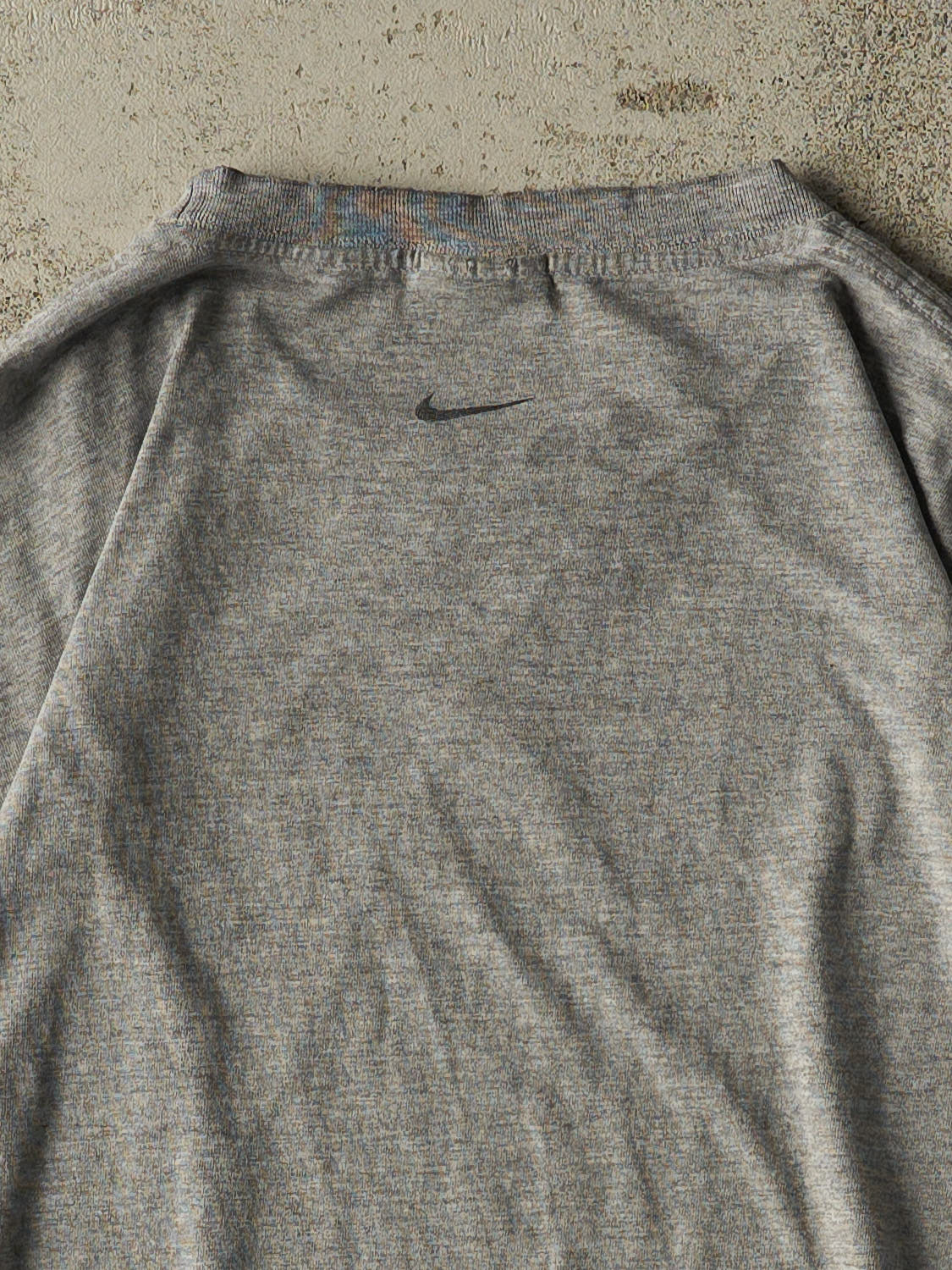 Vintage Y2K Grey Nike Logo Tee (XL/XXL)