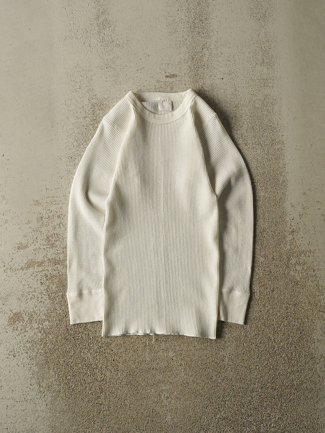 Vintage 90s White Thermal Long Sleeve (XXS)