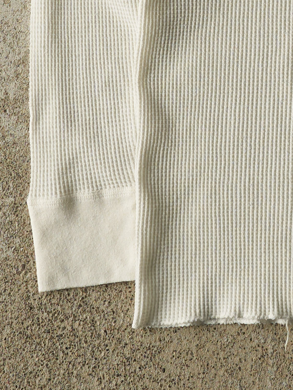 Vintage 90s White Thermal Long Sleeve (XXS)