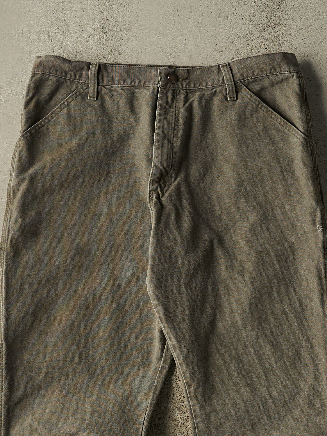 Vintage 90s Green Rustler Carpenter Pants (34x27.5)