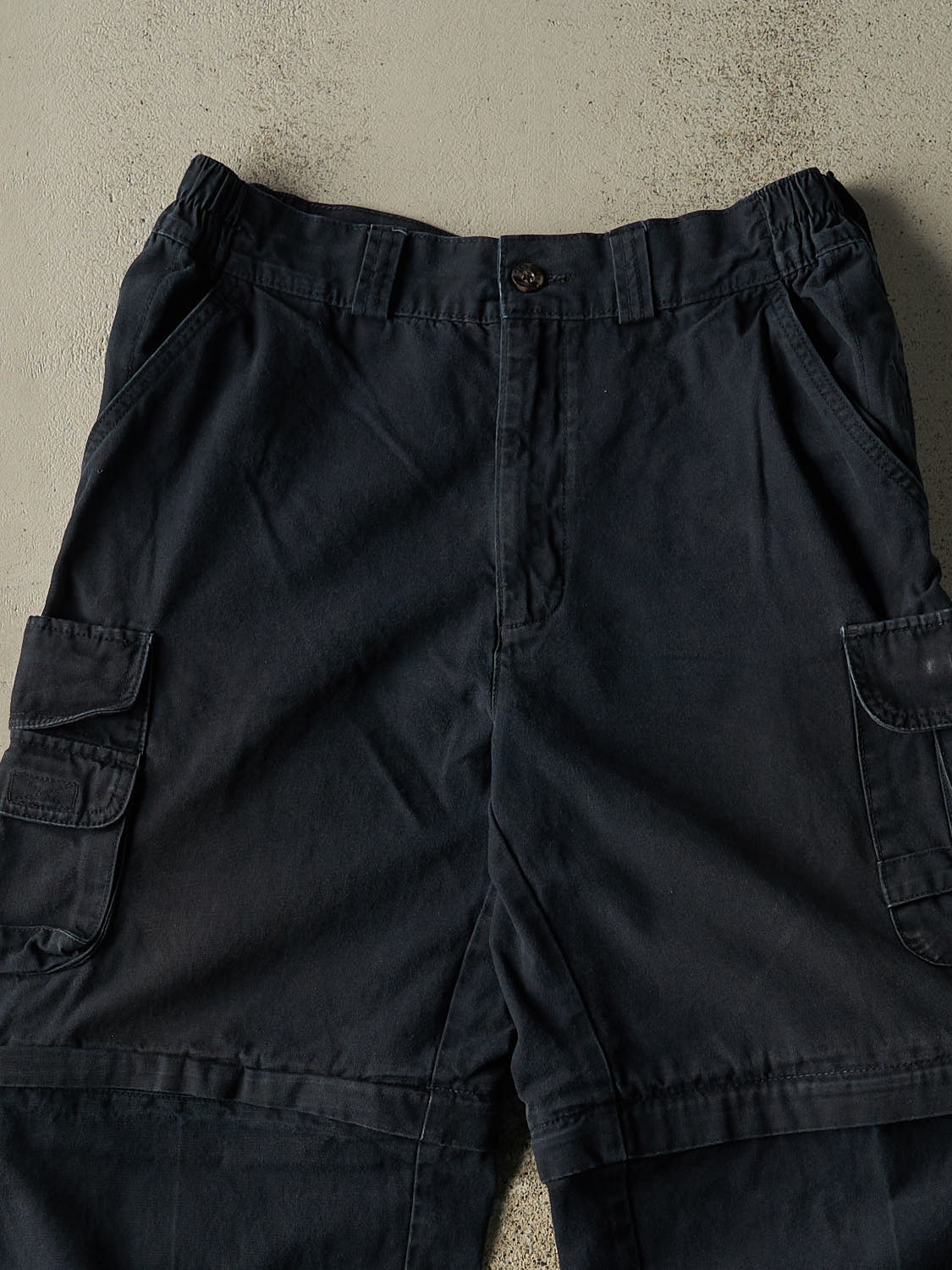 Vintage Y2K Navy Blue Wind River Zip Off Cargo Pants (31x29)