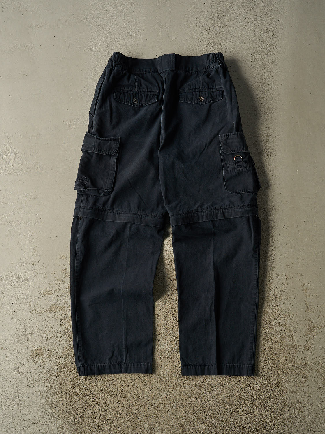 Vintage Y2K Navy Blue Wind River Zip Off Cargo Pants (31x29)