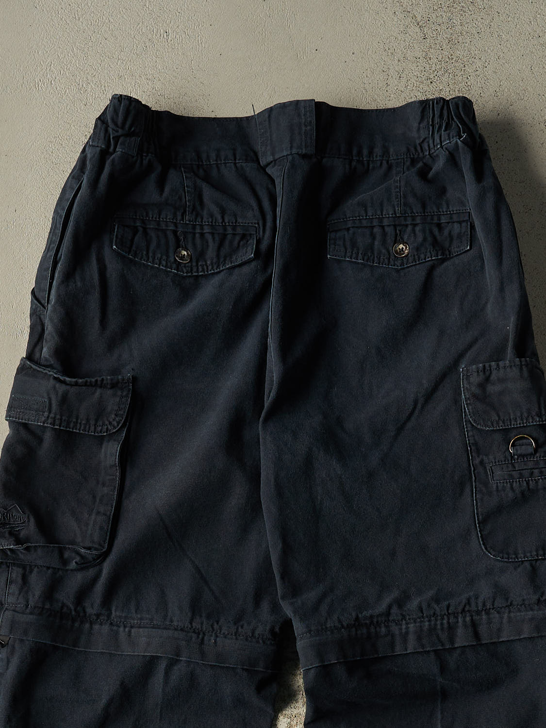 Vintage Y2K Navy Blue Wind River Zip Off Cargo Pants (31x29)