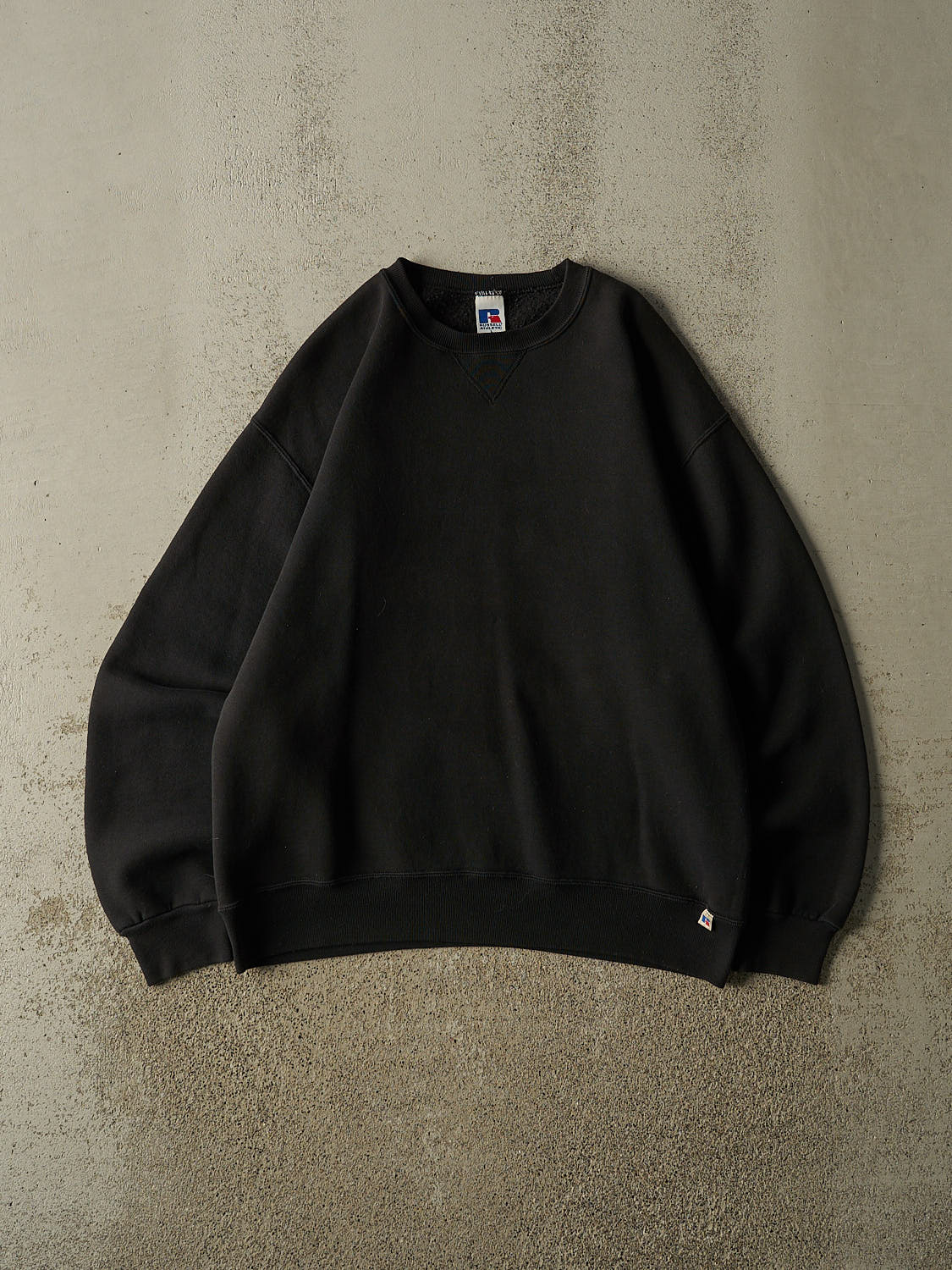 Vintage 90s Black Russell Athletic Blank Crewneck (L/XL)