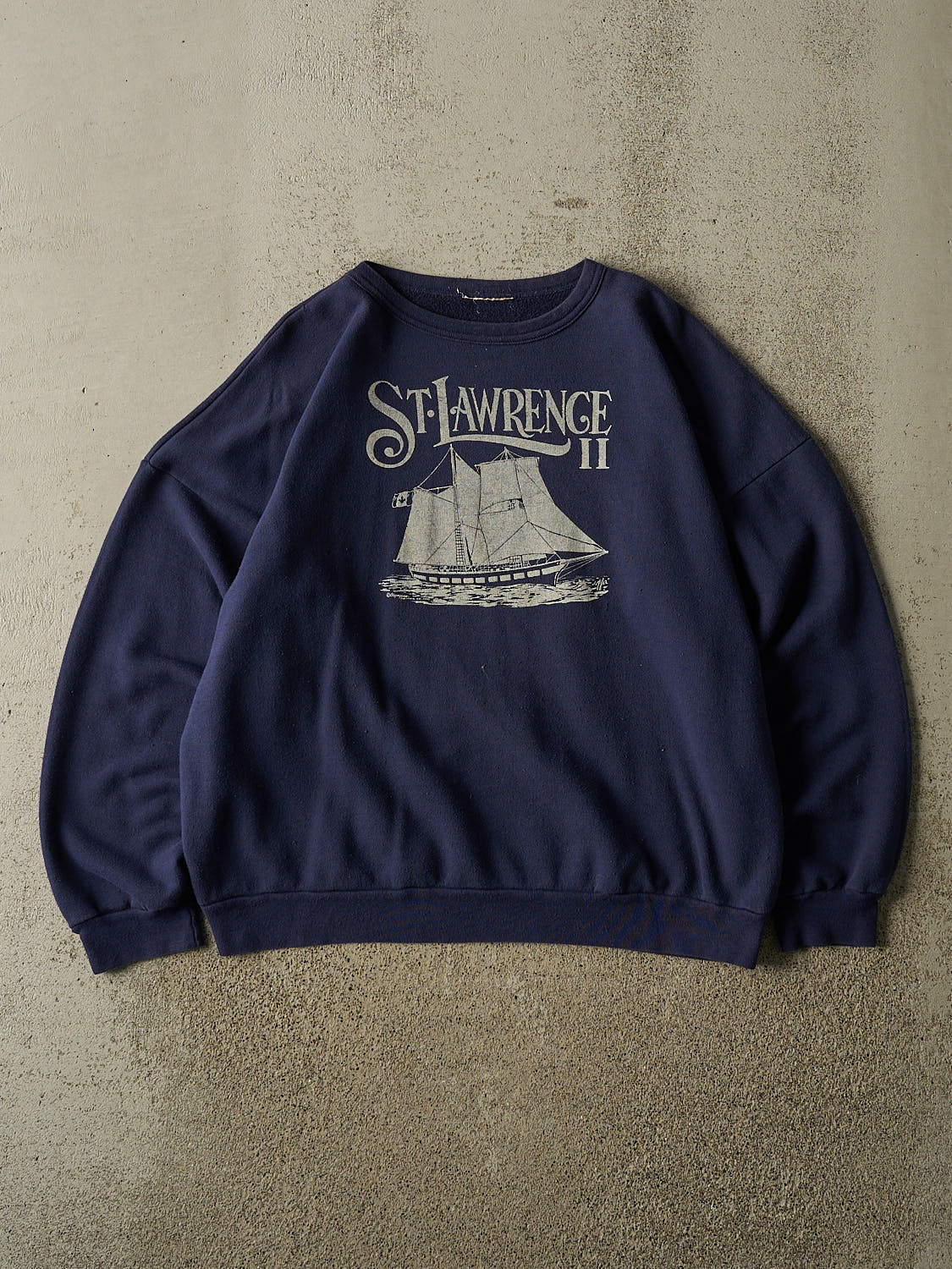 Vintage 90s Navy Blue St. Lawrence II Crewneck (M/L)