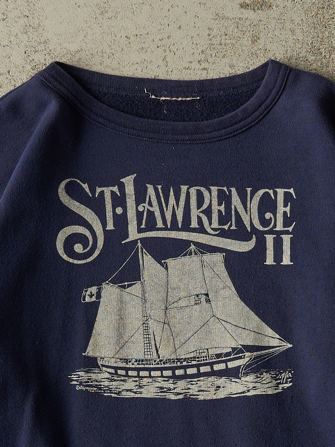 Vintage 90s Navy Blue St. Lawrence II Crewneck (M/L)
