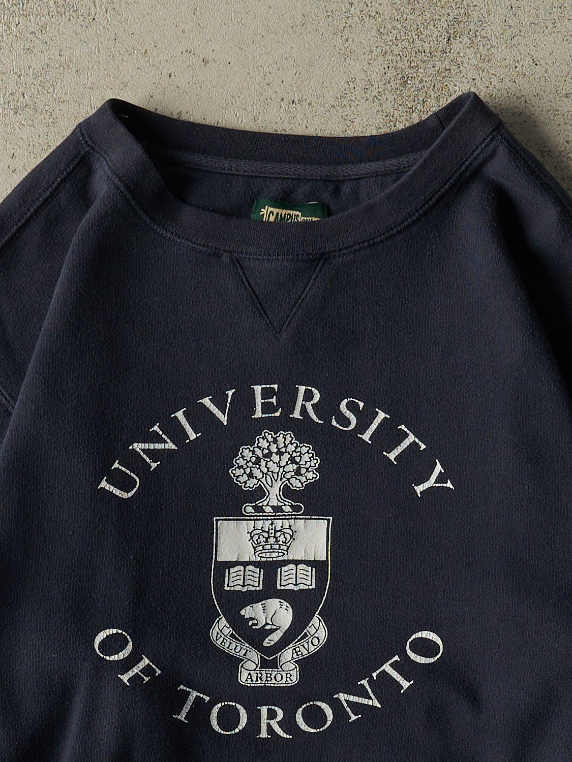 Vintage 90s Navy Blue University of Toronto Crewneck (S/M)