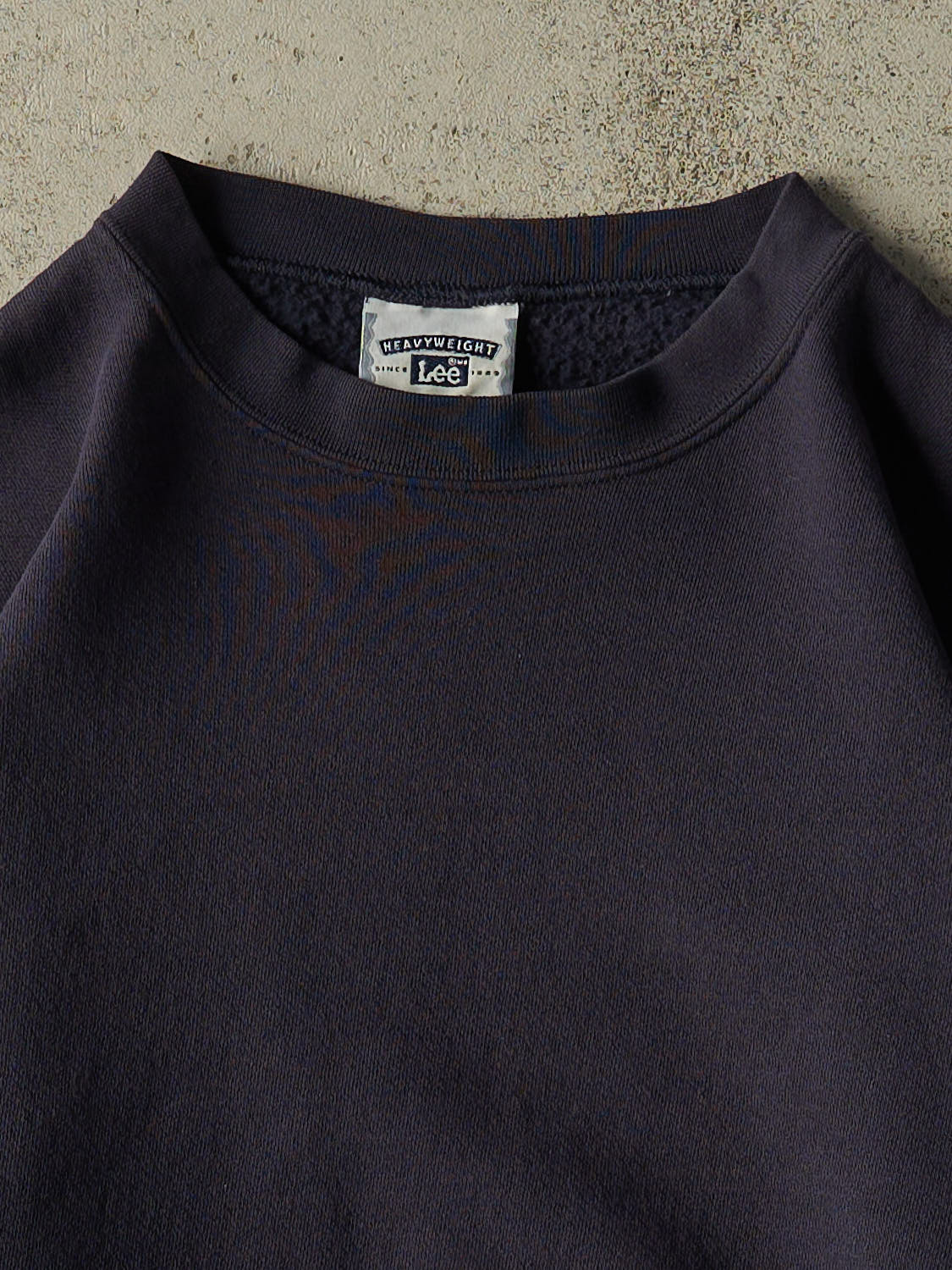 Vintage 90s Navy Blue Blank Crewneck (L/XL)