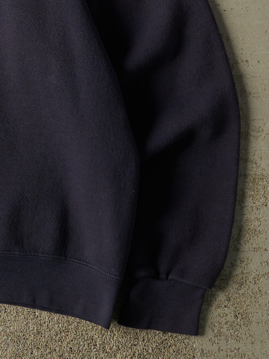 Vintage 90s Navy Blue Blank Crewneck (L/XL)