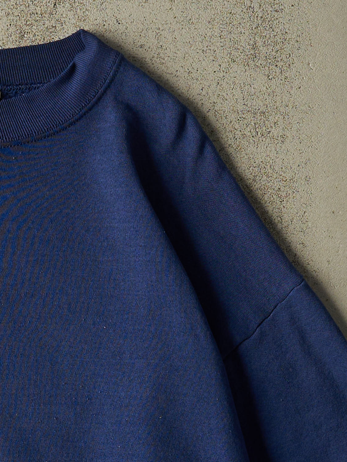 Vintage 90s Blue Blank Crewneck (XL)
