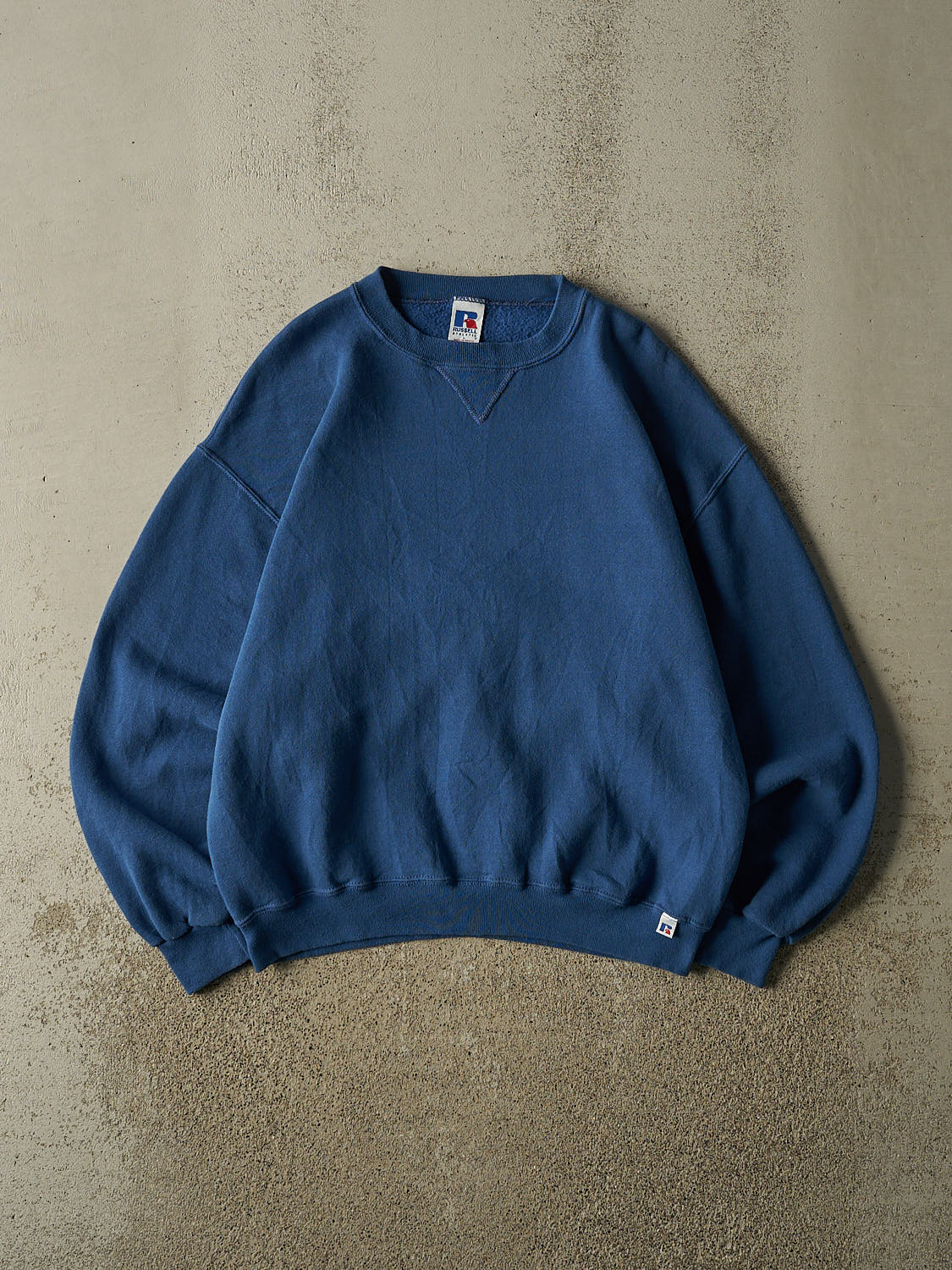 Vintage 90s Blue Russell Athletic Blank Crewneck (M/L)