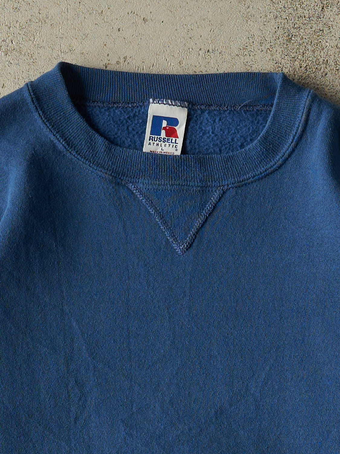 Vintage 90s Blue Russell Athletic Blank Crewneck (M/L)