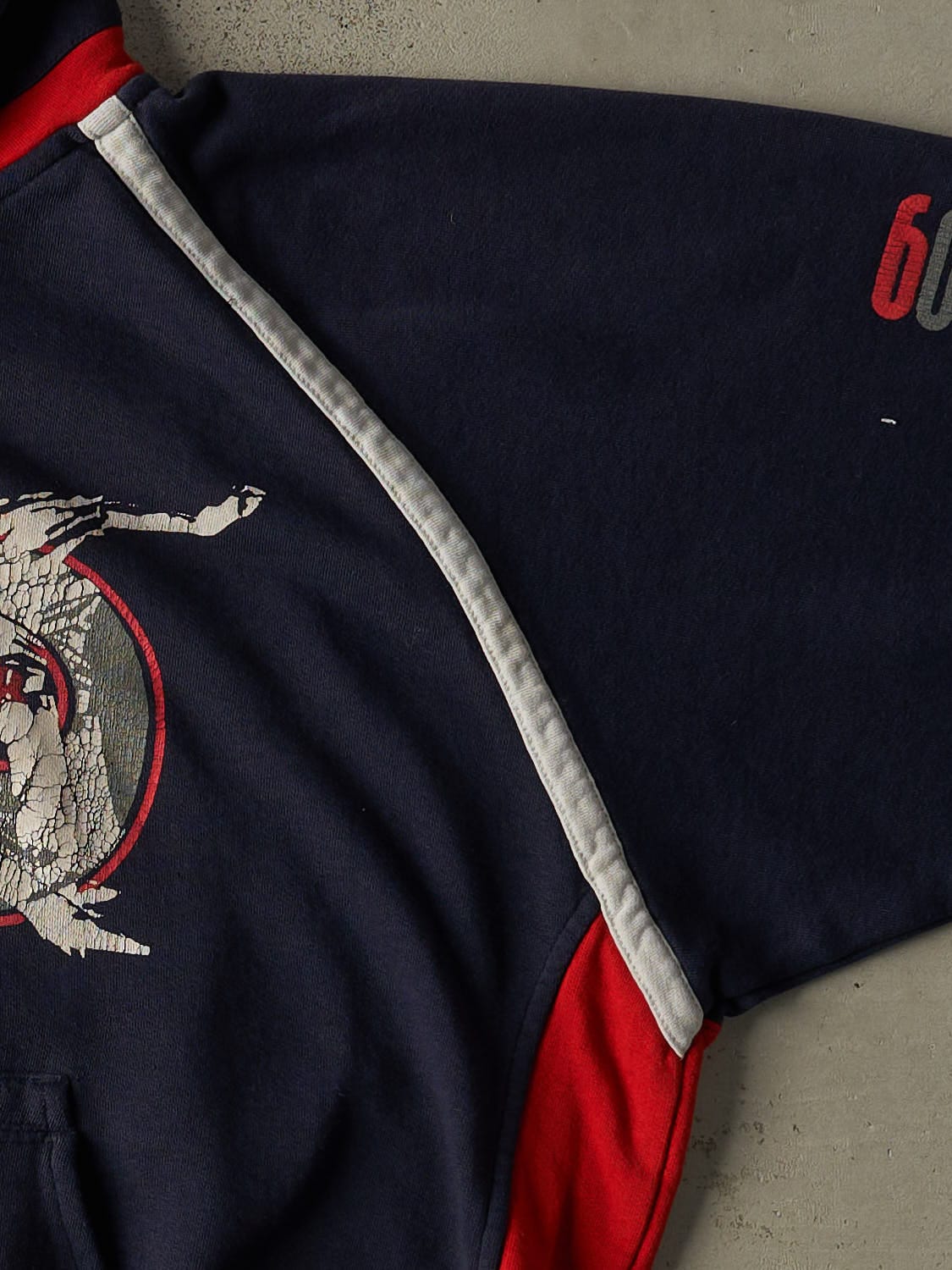 Vintage 90s Navy Blue No Boundaries Hoodie (M)