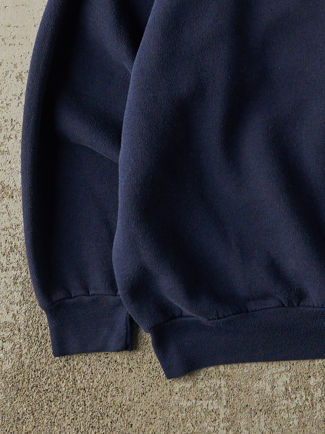 Vintage 90s Navy Blue Fila Logo Crewneck (M)