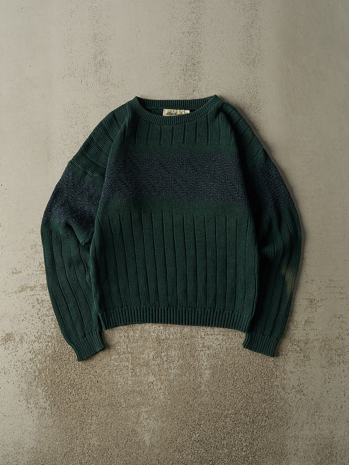 Vintage 90s Green Eddie Bauer Knit (XS/S)