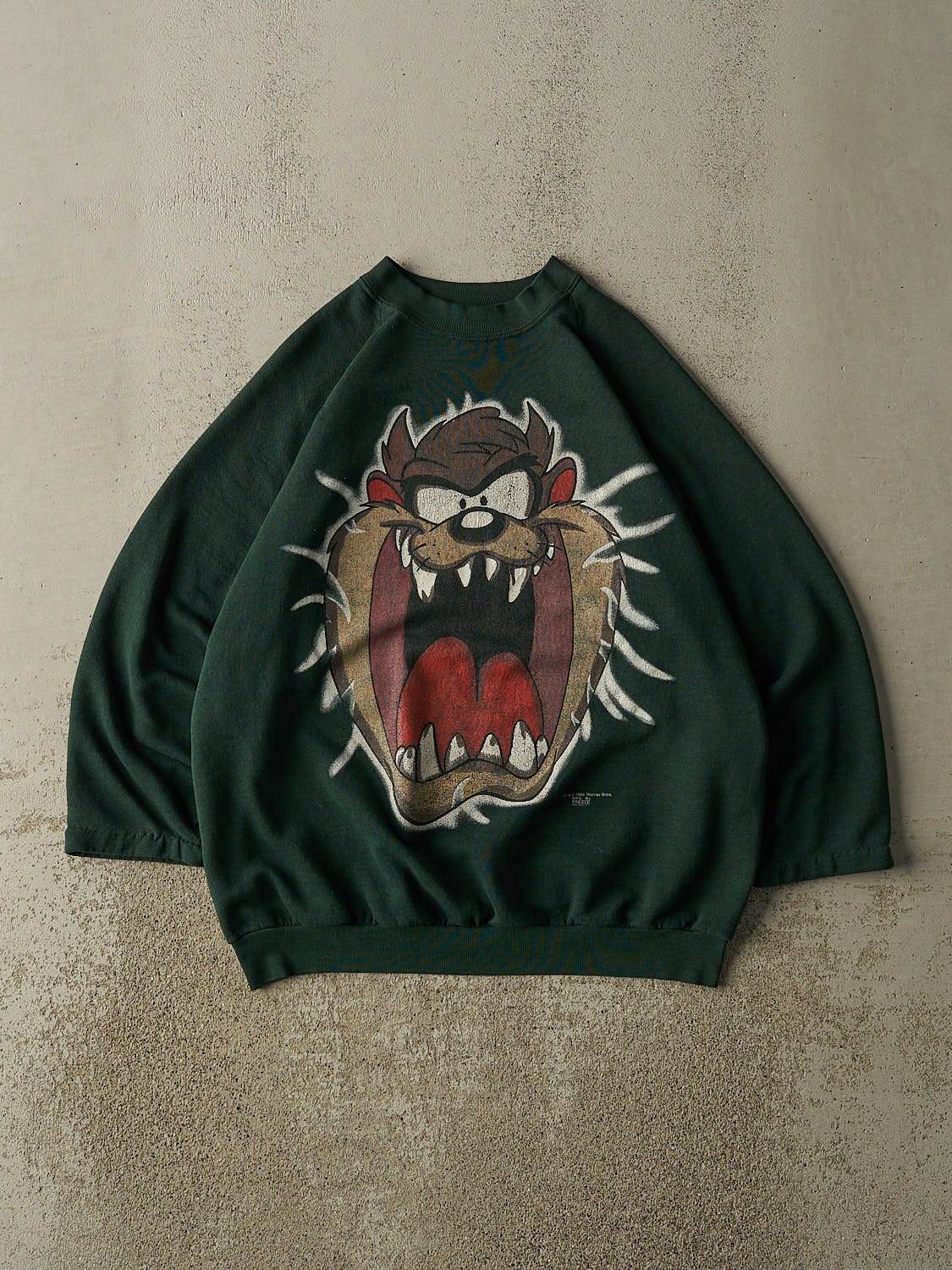 Vintage 95' Green Tasmanian Devil Crewneck (M)