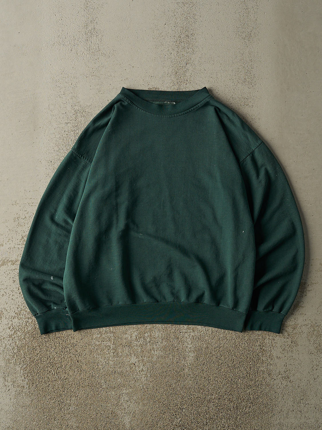 Vintage 80s Green Blank Crewneck (M)